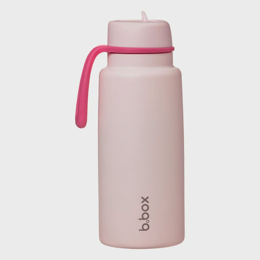 B.box 1L insulated flip top bottle - pink