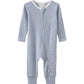 W25 Boys Blue Stripe Zip Romper