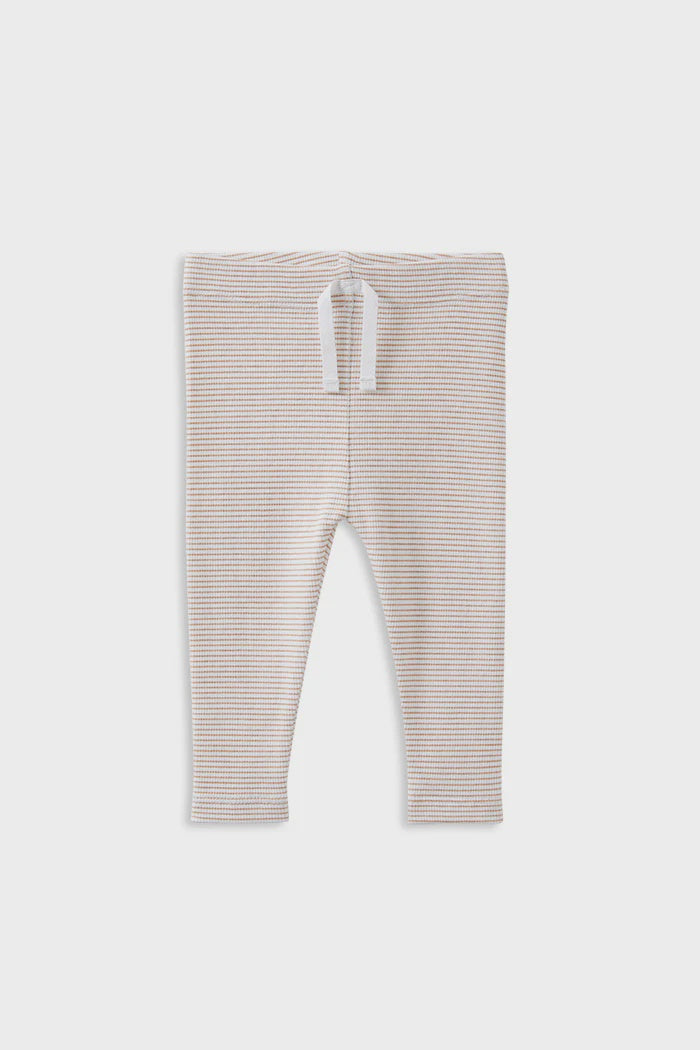 W25 Boys Mocha Stripe Baby Pant