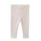 W25 Boys Mocha Stripe Baby Pant