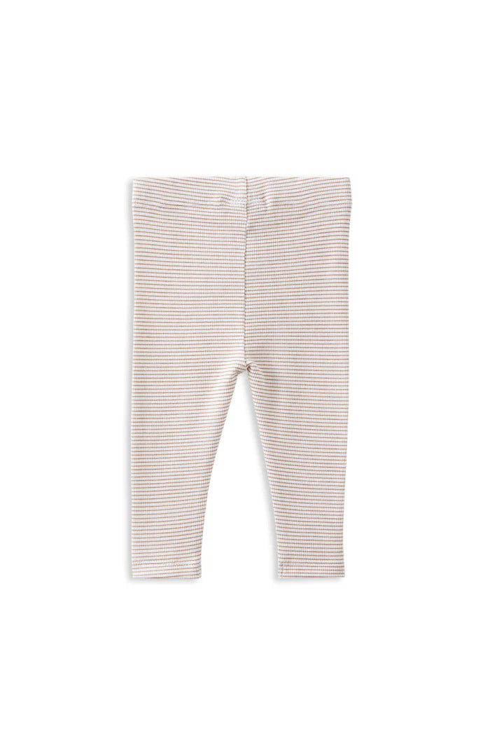 W25 Boys Mocha Stripe Baby Pant