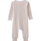 W25 Boys Mocha Stripe Zip Romper