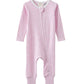 W25 Girls Pink Stripe Zip Romper