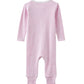 W25 Girls Pink Stripe Zip Romper