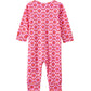 W25 Girls Bubblegum Retro Zip Romper