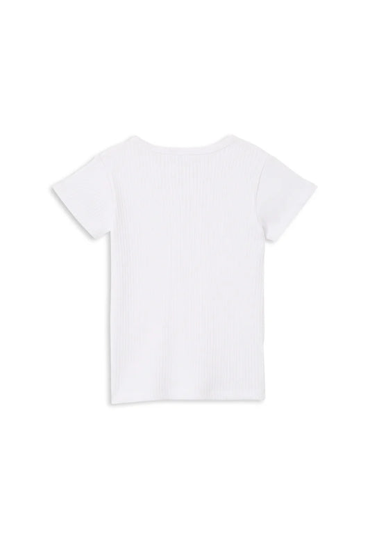 White Rib Tee