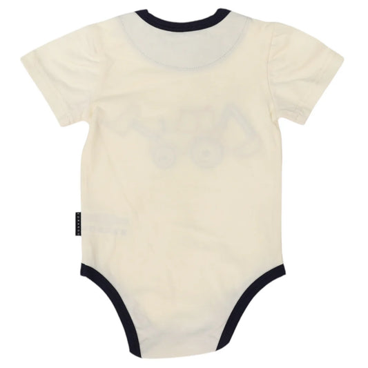 Digger Appliqued Bodysut | Cream