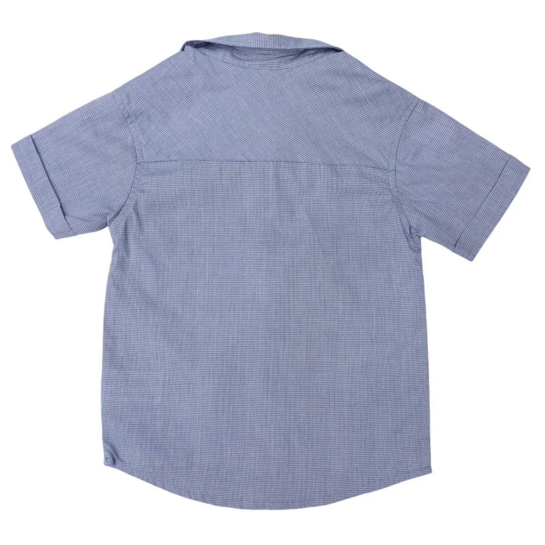 Short Sleeved Shirt | Blue Check