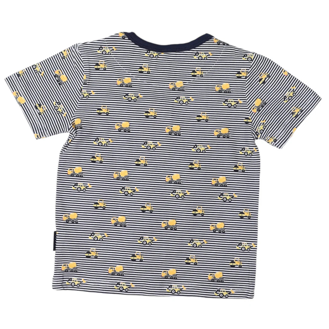 Trucks and Diggers Print Tee | Navy