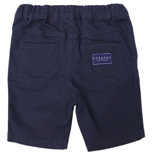 Stretch Twill Short | Navy