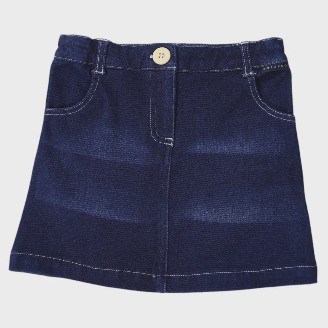 Denim Skirt Dark Wash