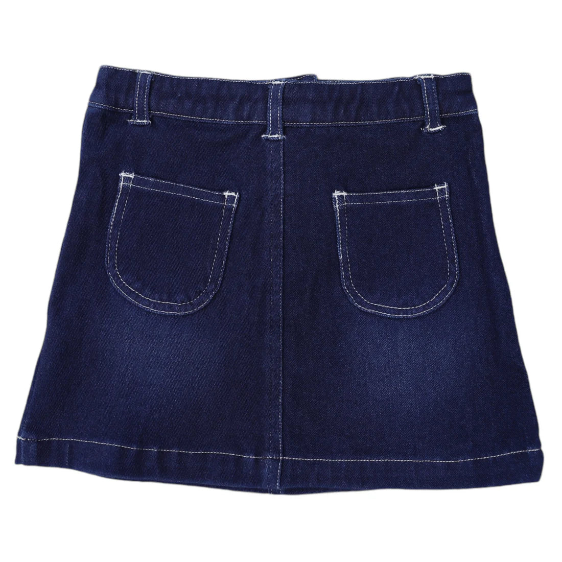 Denim Skirt Dark Wash