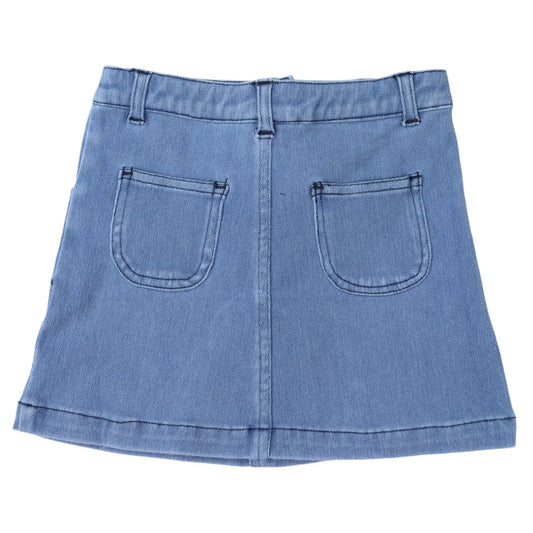 Denim Skirt Light Wash