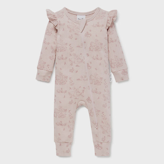 Duck Family Zip Romper