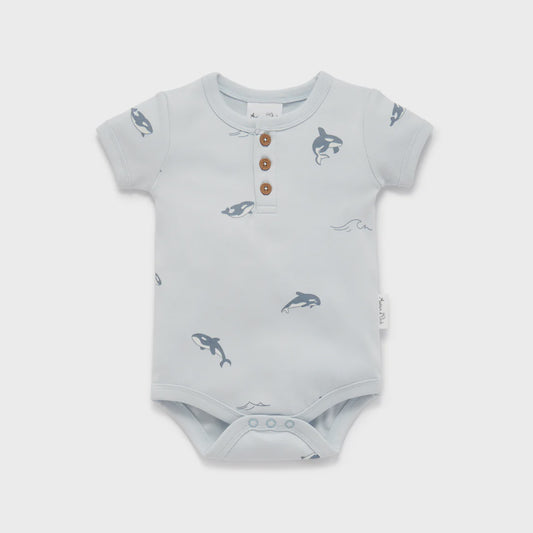 Orca AOP Henley Onesie