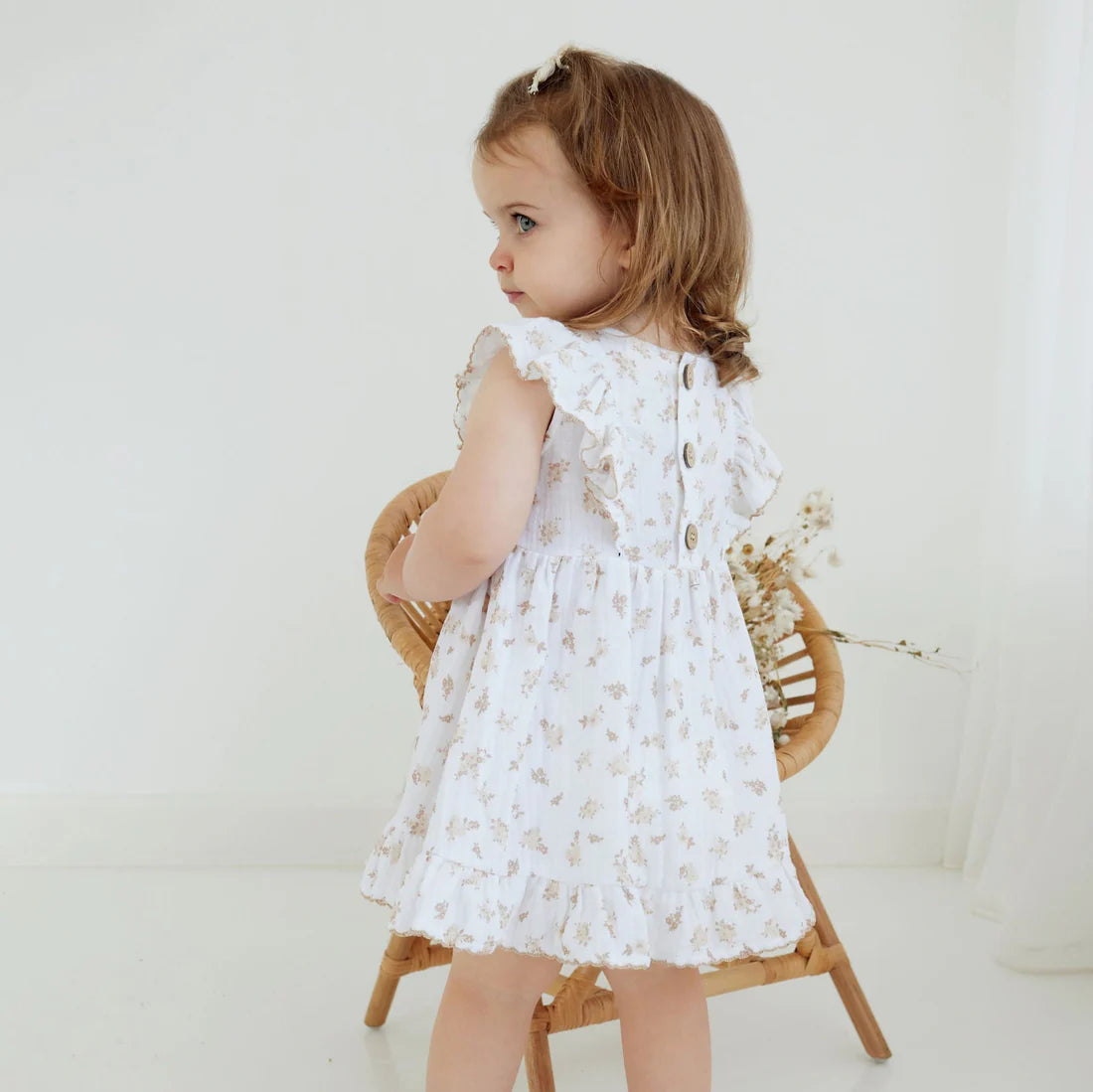 Sable Muslin Dress