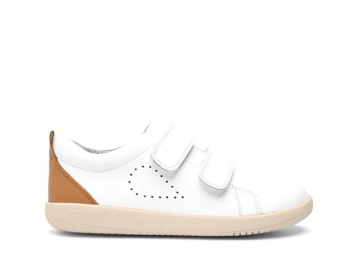 KP Grass Court White + Caramel (27-33)