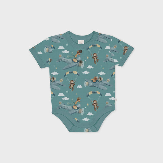 Henley bodysuit - jungle express