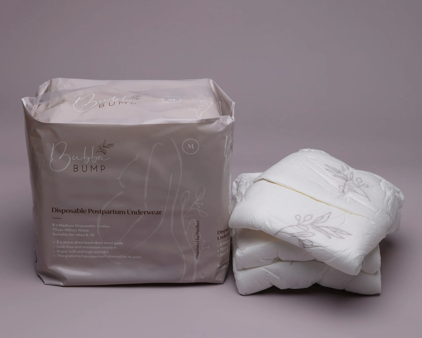 Disposable postpartum underwear