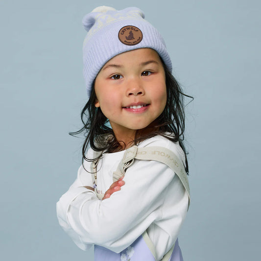 Alpine beanie - periwinkle