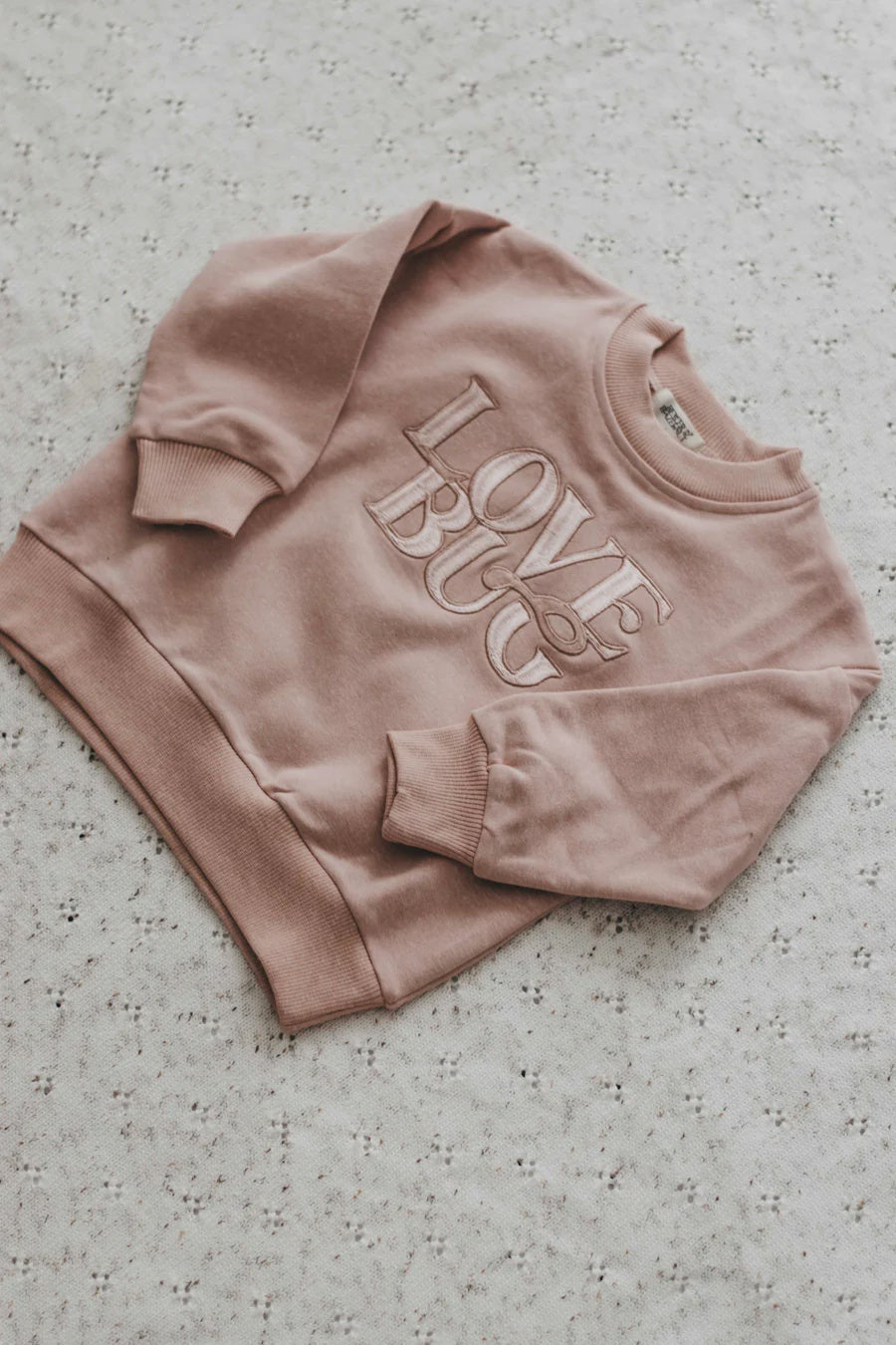 LOVE BUG PINK SWEATER