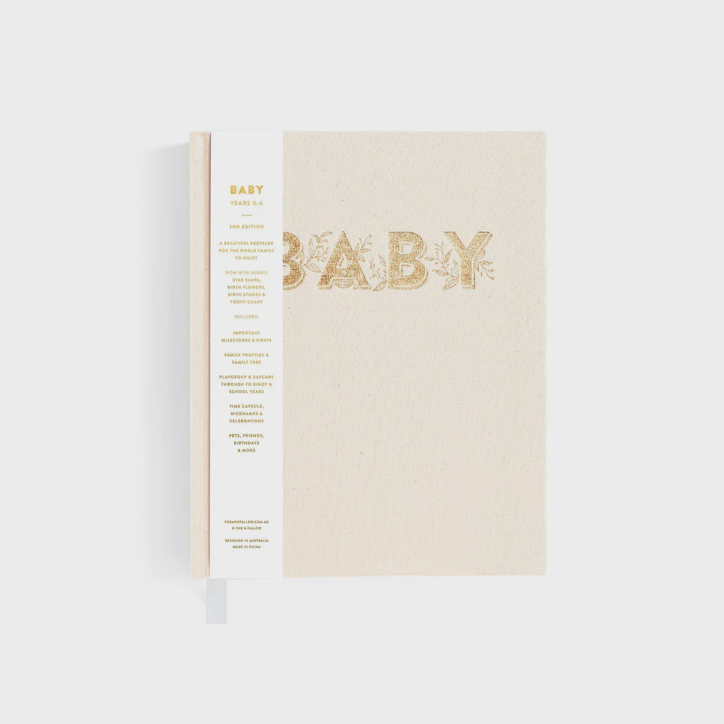 Mini Baby Book Oatmeal