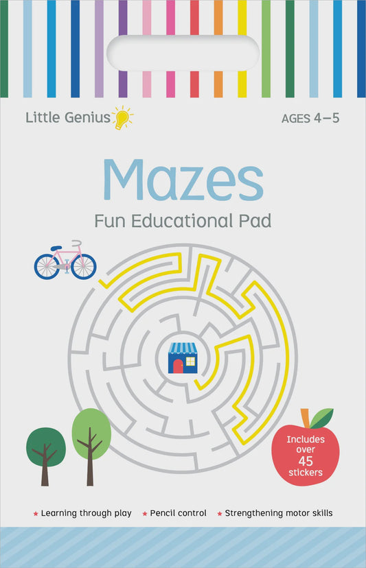 Little Genius Vol. 2 - Small Activity Pad - Mazes