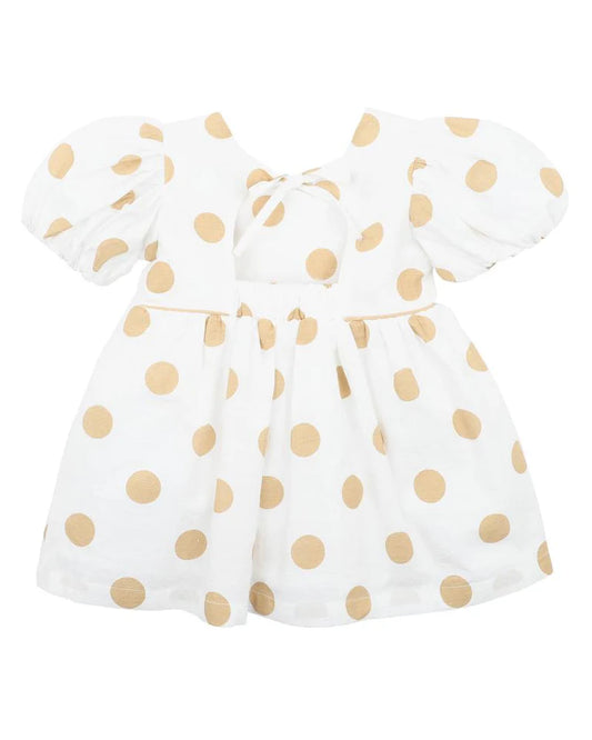 SWEET SPOT PRINT DRESS 3-7 YRS