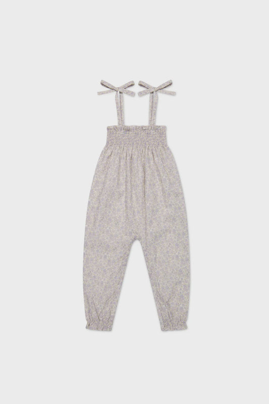 Organic Cotton Summer Playsuit - Chloe Lavender