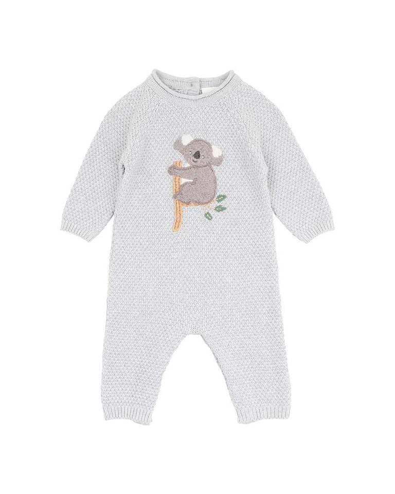 BAILEY KOALA KNITTED ROMPER