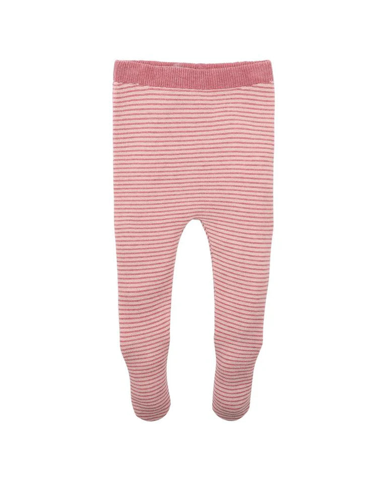 AUBREY STRIPE KNITTED FOOTED LEGGINGS