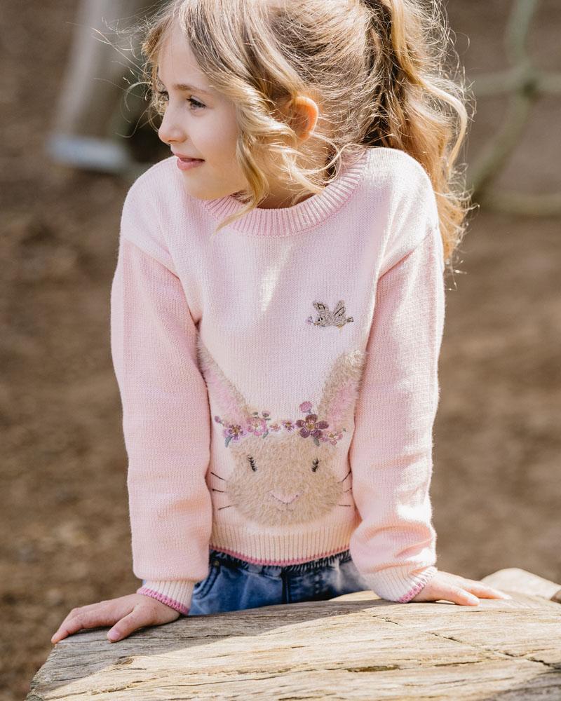 FLOSSY BUNNY JUMPER 3-7 YRS