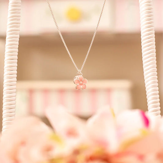 Pink Flower Necklace