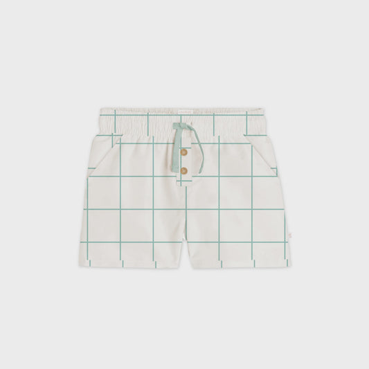 Comfy shorts sage grid