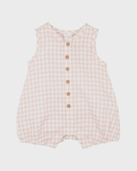 MORGAN GINGHAM ROMPER