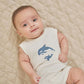 Orca Print Singlet Onesie