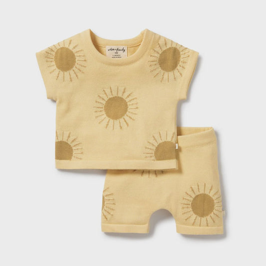 Sunshine Organic Knitted Set