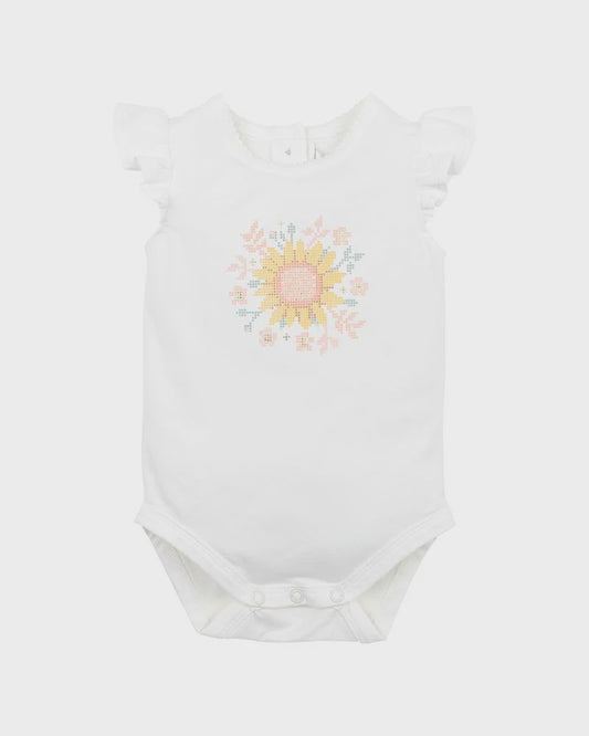 ABBY SUNFLOWER BODYSUIT