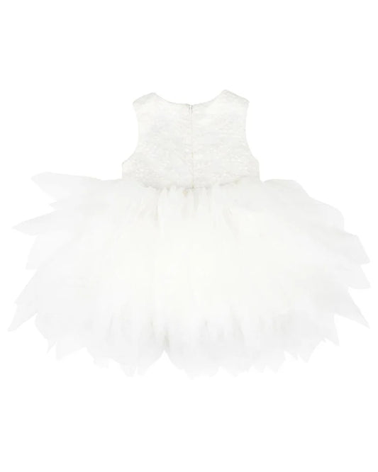 WATERFALL TULLE DRESS