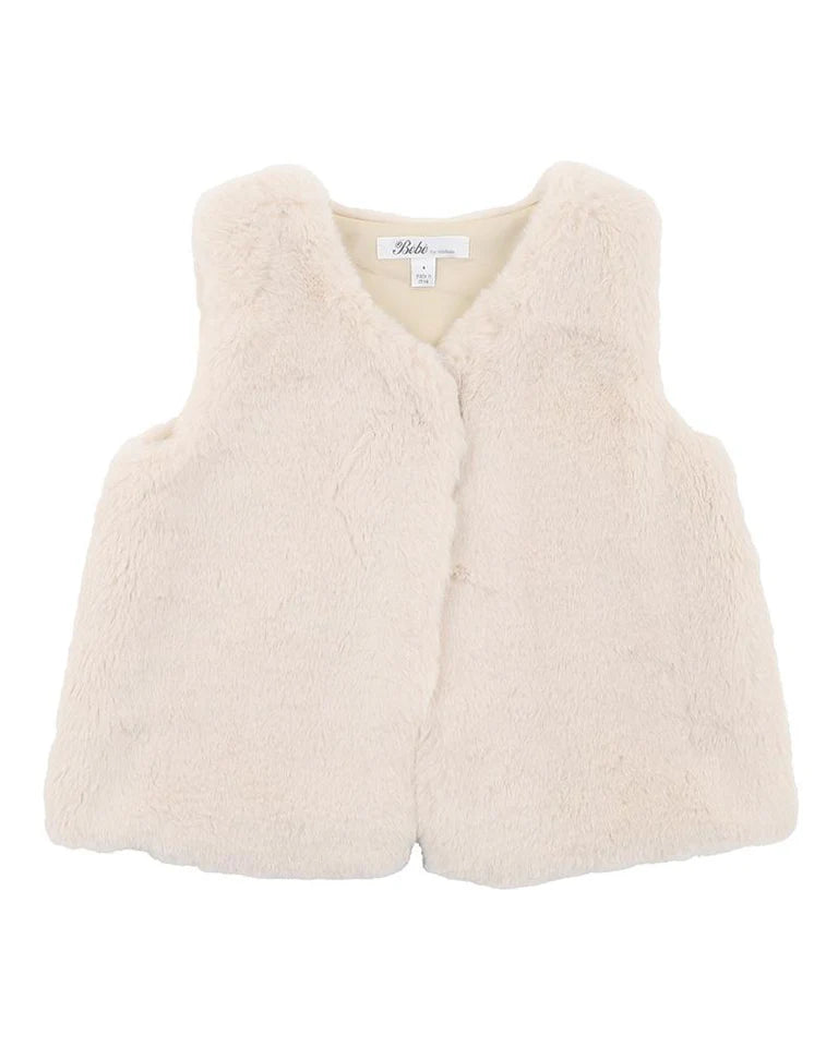 FAUX FUR VEST 3-7YRS