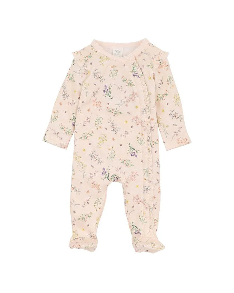 NANCY LS ZIP ONESIE