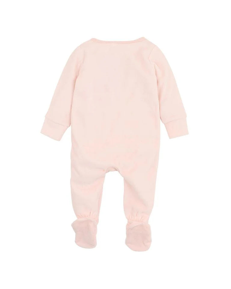 NANCY VELOUR LS ZIP ONESIE