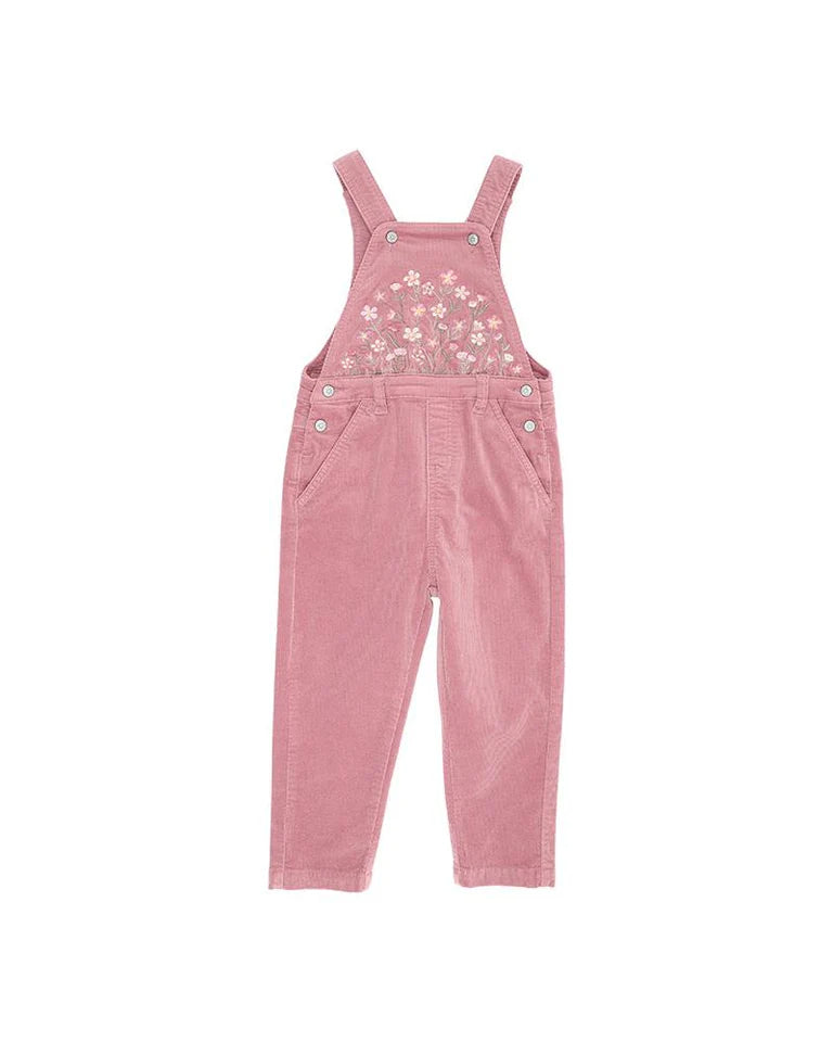 FLOSSY EMBROIDERED CORD OVERALLS 3-5 YRS