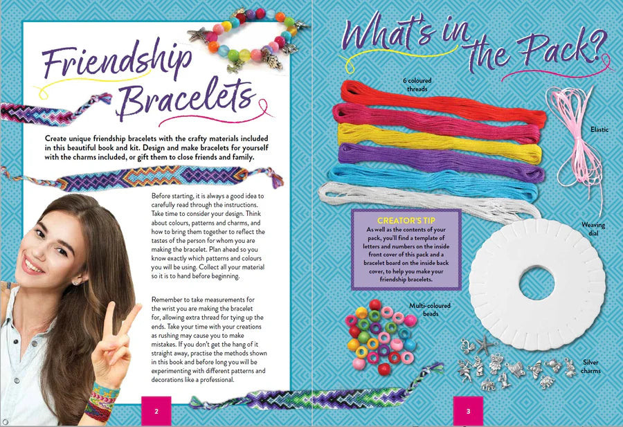 Book & Kit - Creative Station - Friendship Bracelets