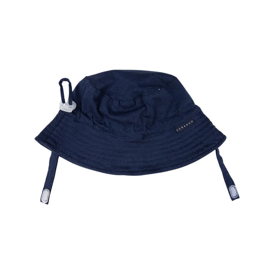 Cotton sun hat navy