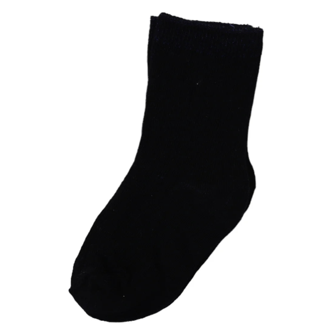 Ribbed Socks 5pk Plain with Navy Stripe