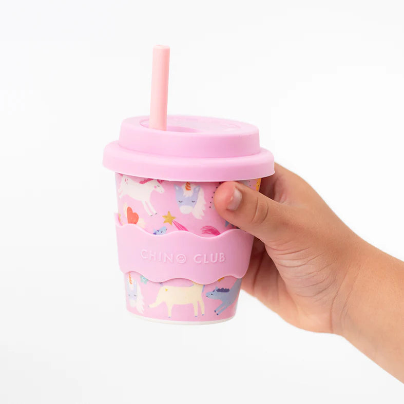 Pink Unicorn Babychino Cup 4oz