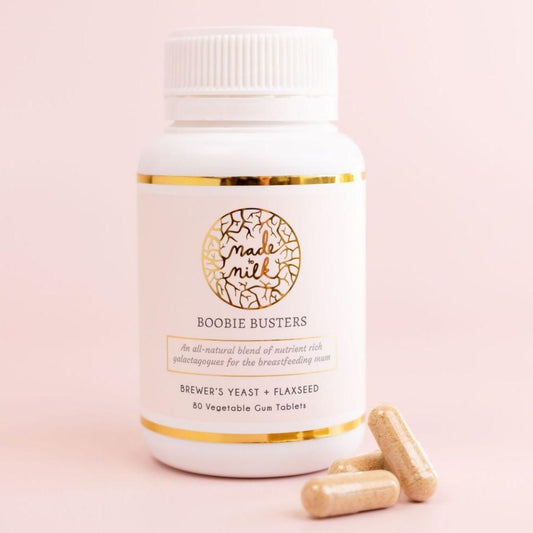 Boobie Busters - Brewer's Yeast and Flaxseed Tablets 80 pack