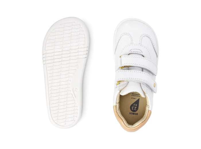 IW Sprite Embossed White + Pale Gold